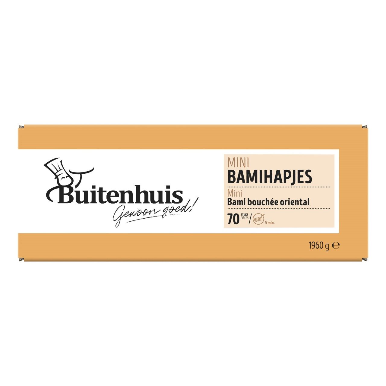 Buitenhuis - Mini bamiballetjes - 70 pieces à 28 grams