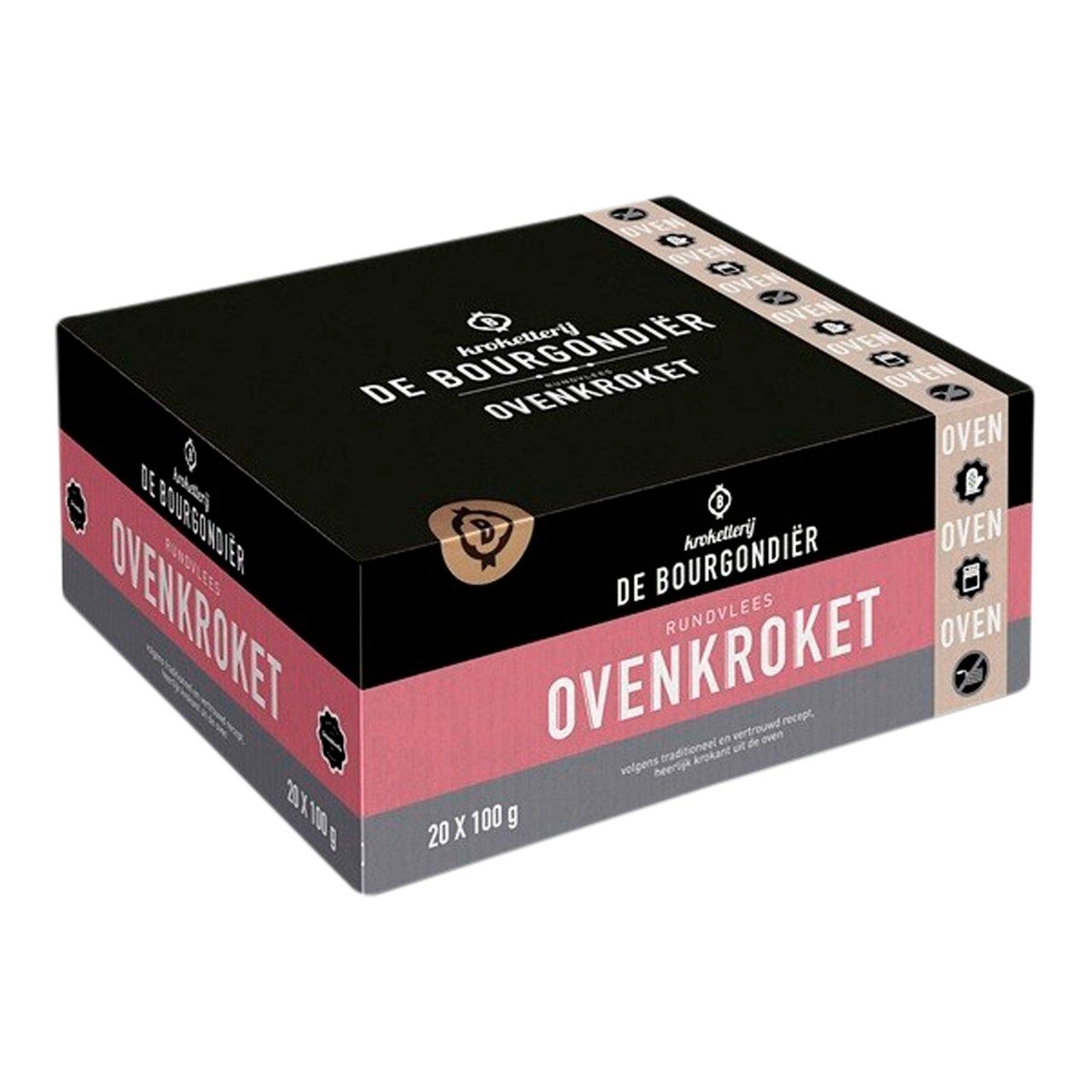 De Bourgondiër - Ovenkroket bourgondisch - 20 pieces à 100 grams
