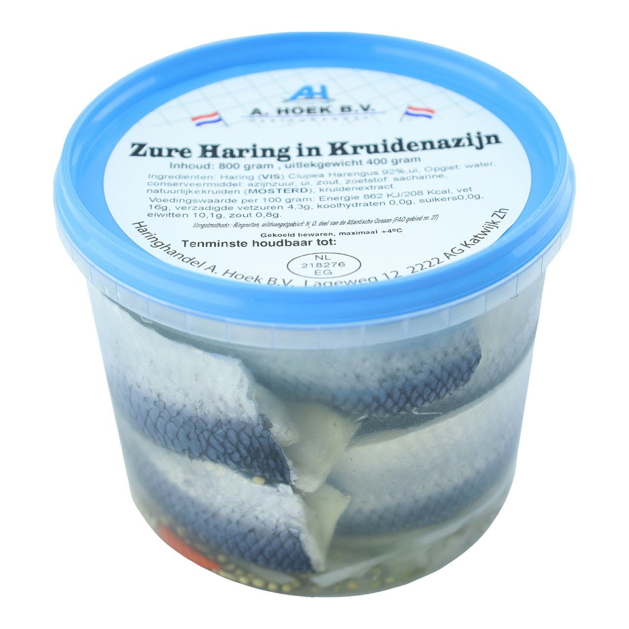 Hoek Haring in het zuur emmer 400gr