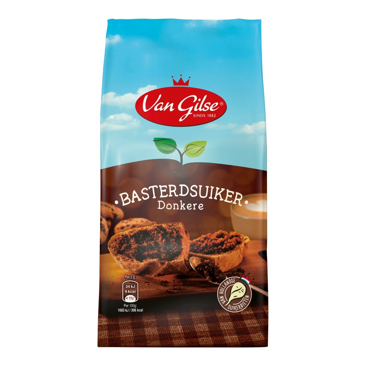 Van Gilse - Donkere basterdsuiker 600gr