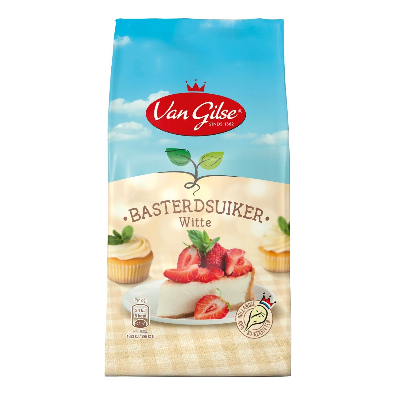 Van Gilse Witte Basterdsuiker 600 g
