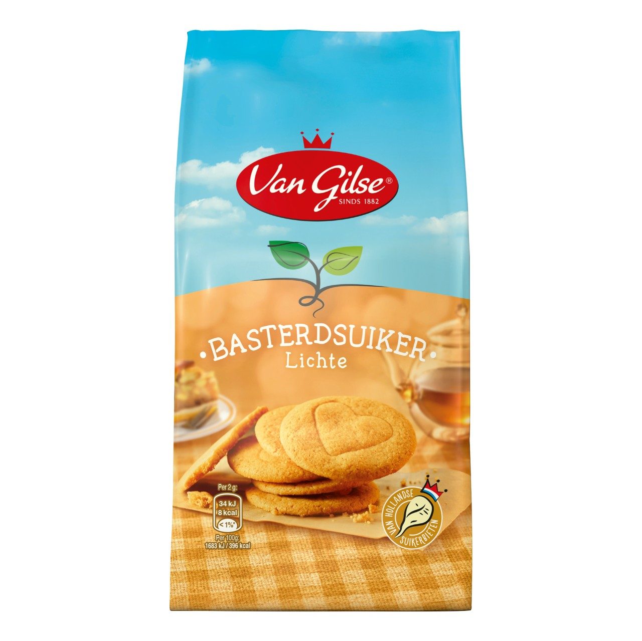 Van Gilse Lichte basterdsuiker 600gr