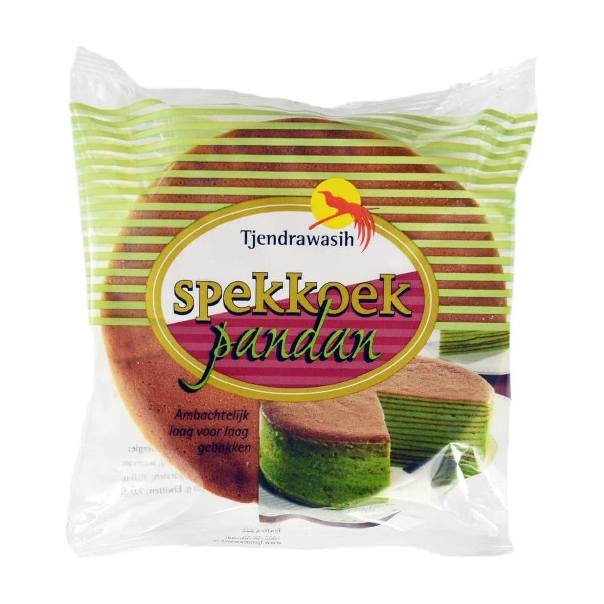 Spekkoek met pandan 700gr