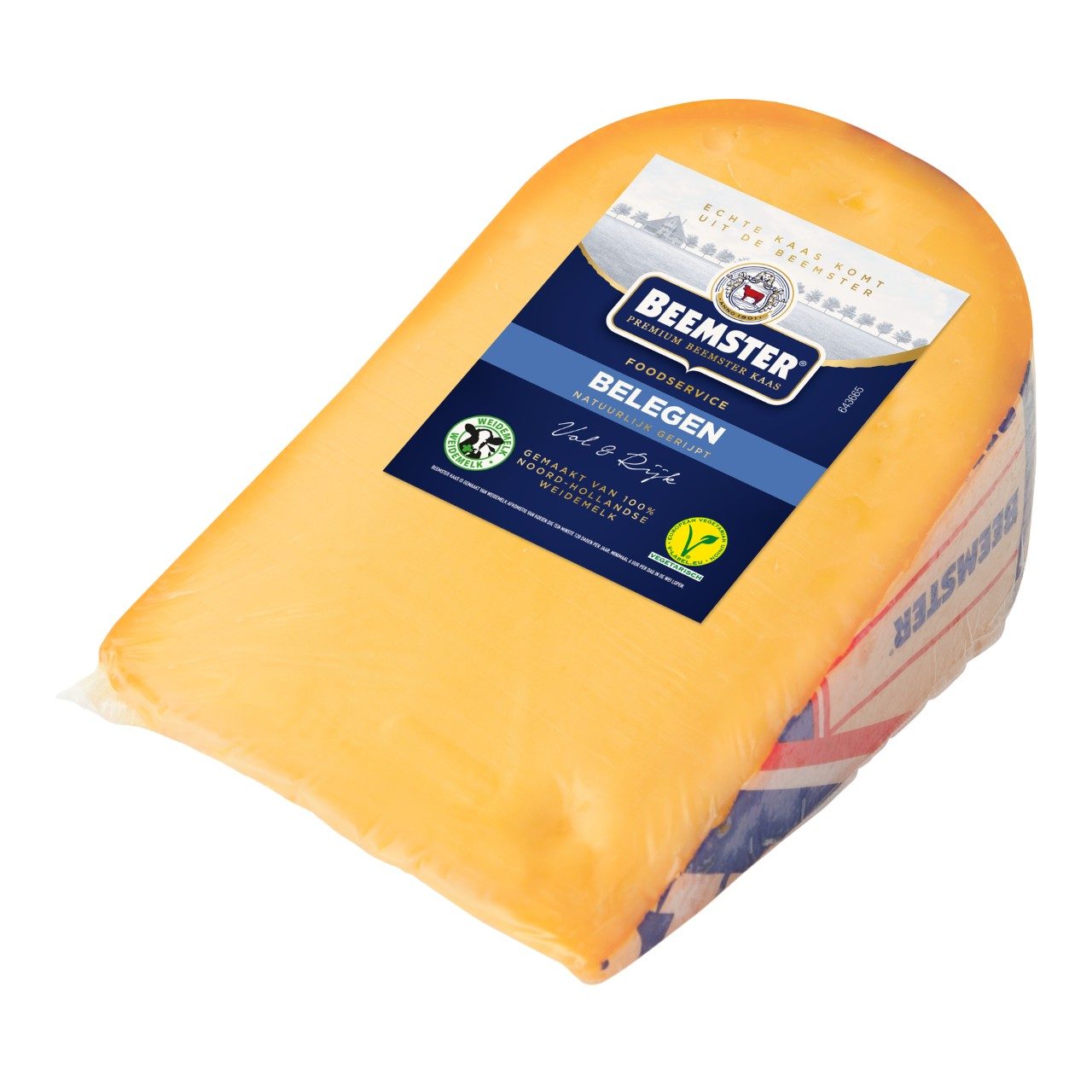 Beemster - Goudse 48+ kaas belegen 1/16 Noord Hollandse weidemelk