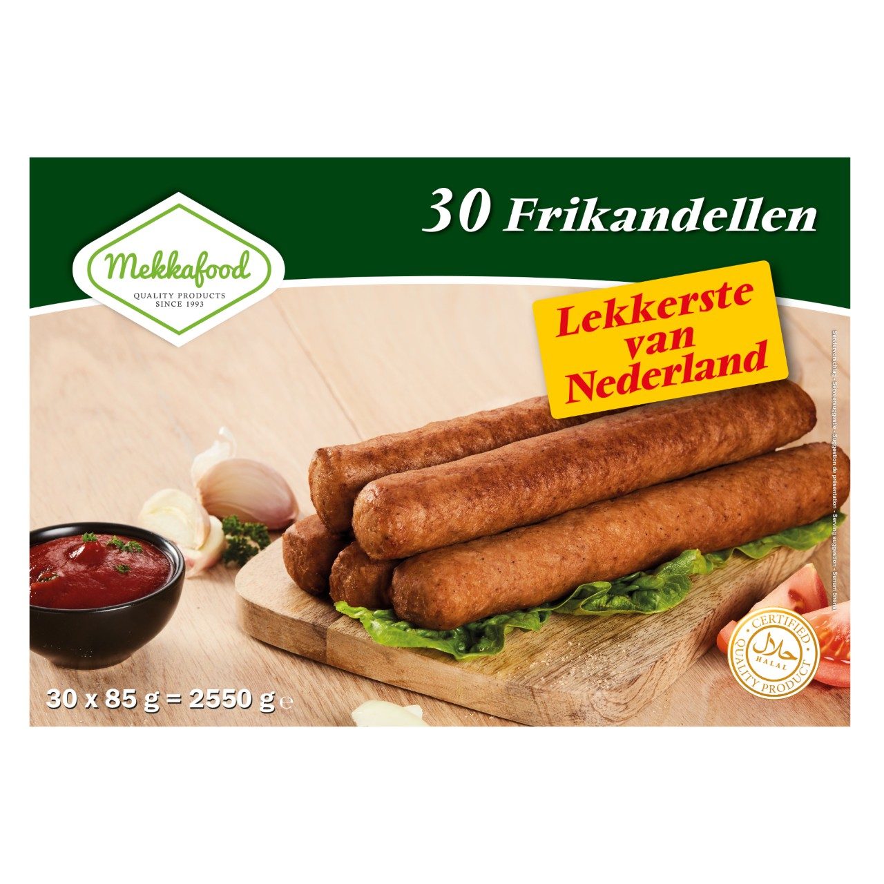 Mekkafood halal frikandellen 30 pcs