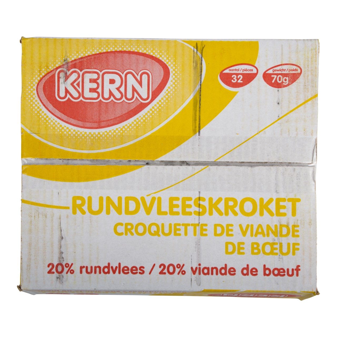 Kern - Kroket 20% rundvlees - 32 pieces à 70 grams