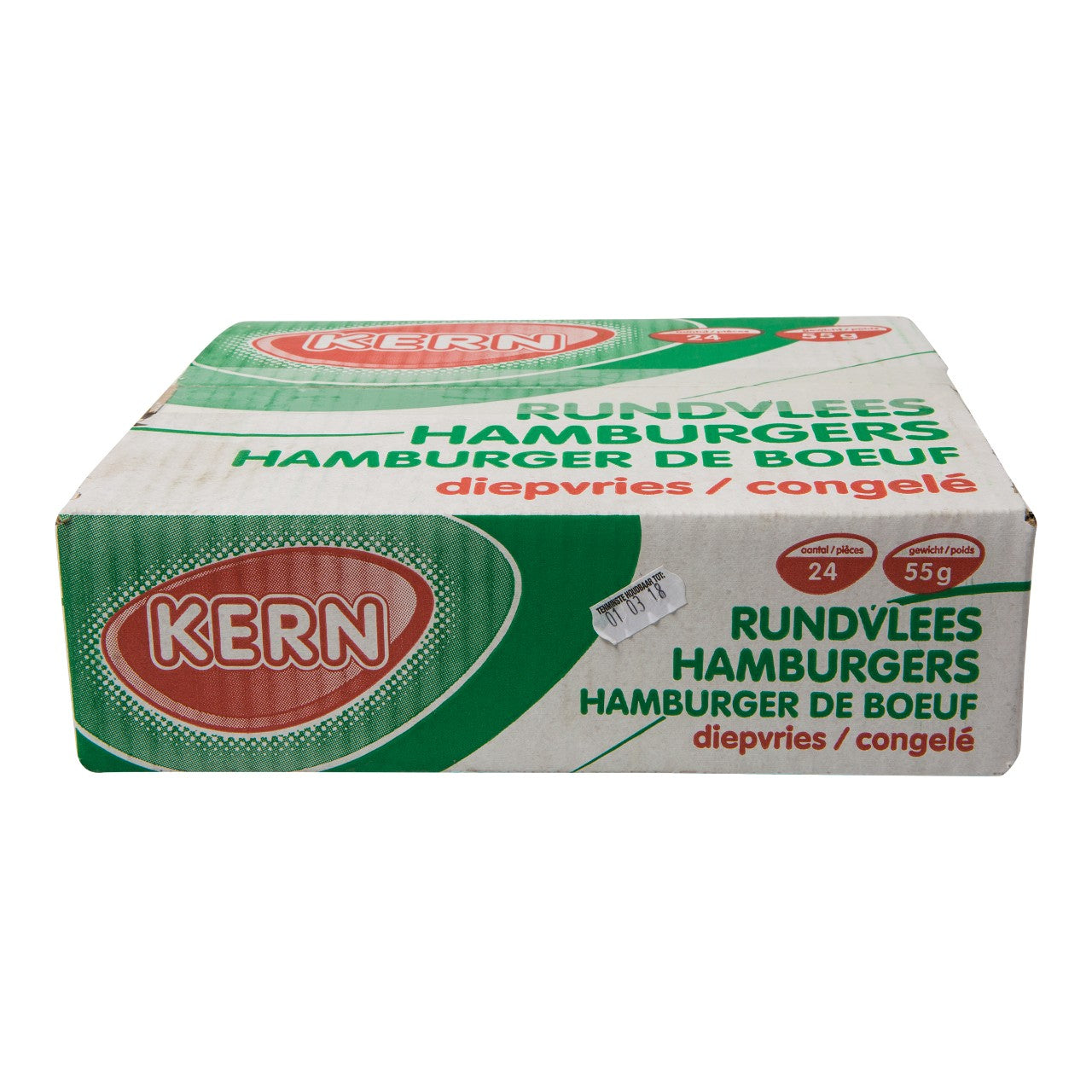 Kern - Runderhamburger rauw - 24 pieces à 55 grams