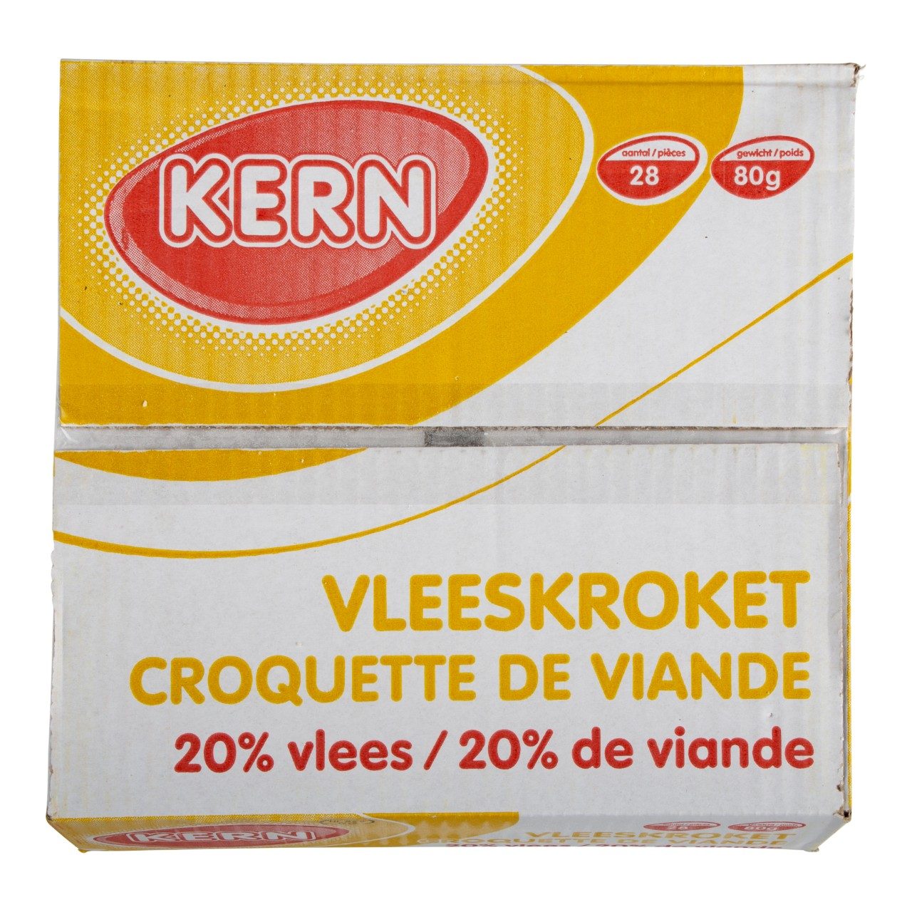 Kern - Vleeskroket 20% vlees - 28 pieces à 80 grams