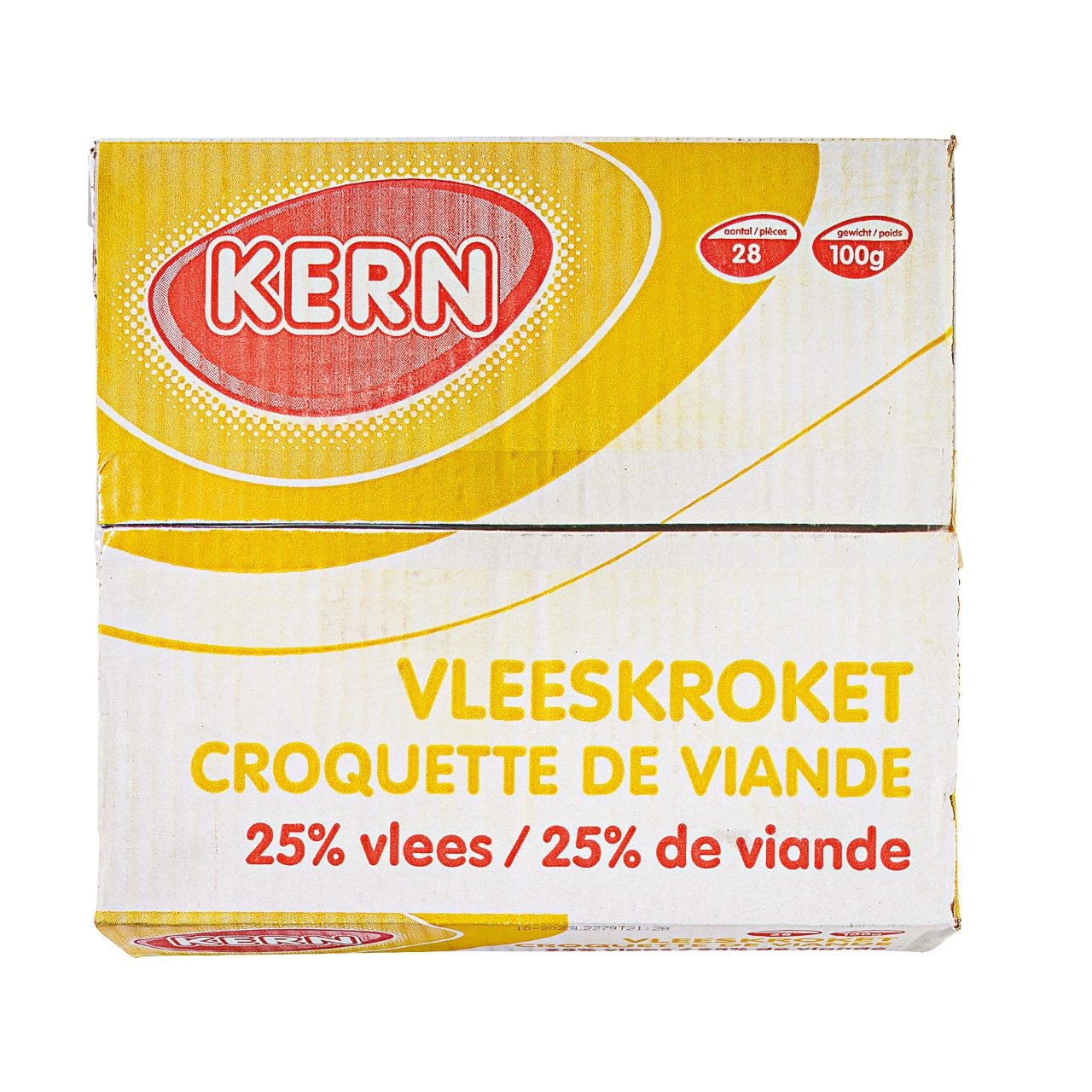 Kern - Vleeskroketten 25% vlees - 28 pieces à 100 grams