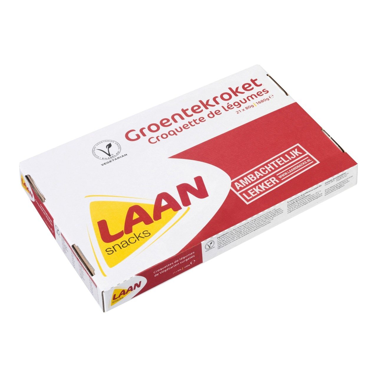 Laan - Groentekroket - 21 pieces à 80 grams