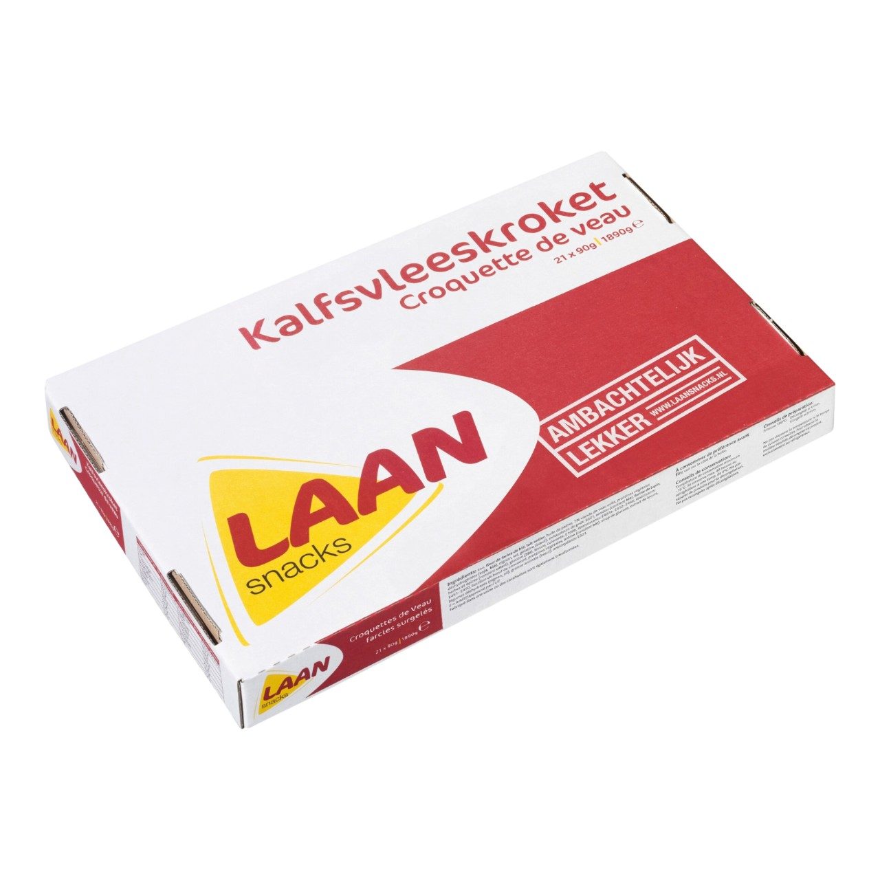 Laan - Kalfsvleeskroket - 21 pieces à 90 grams