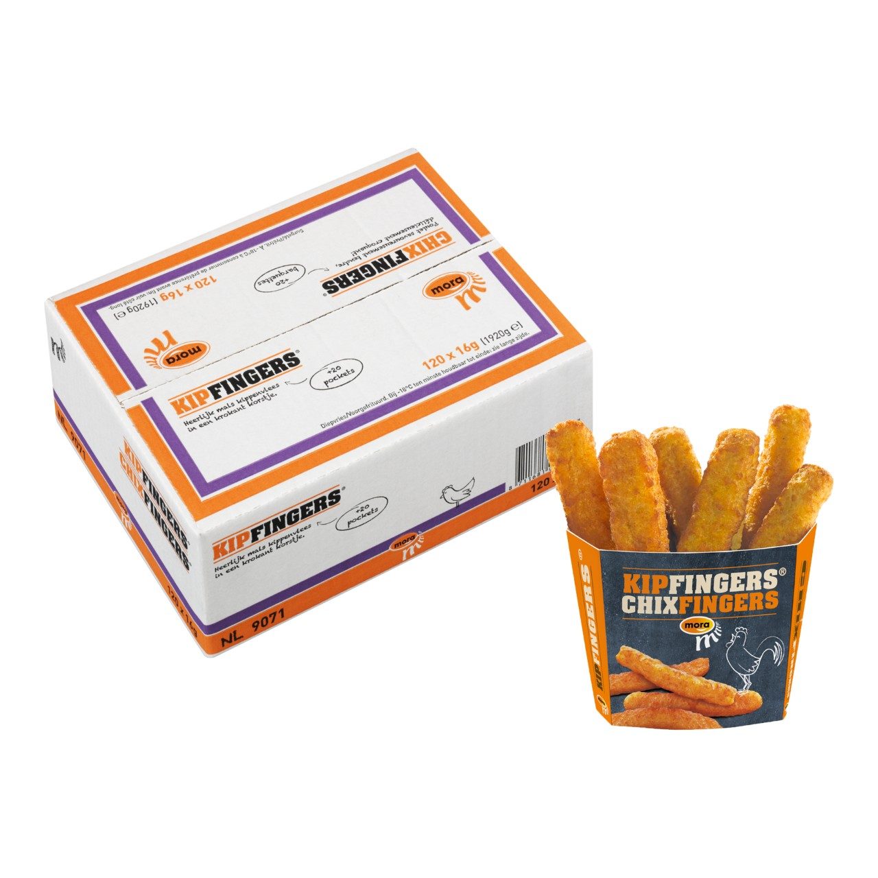 Mora - Kipfingers - 120 pieces à 16 grams