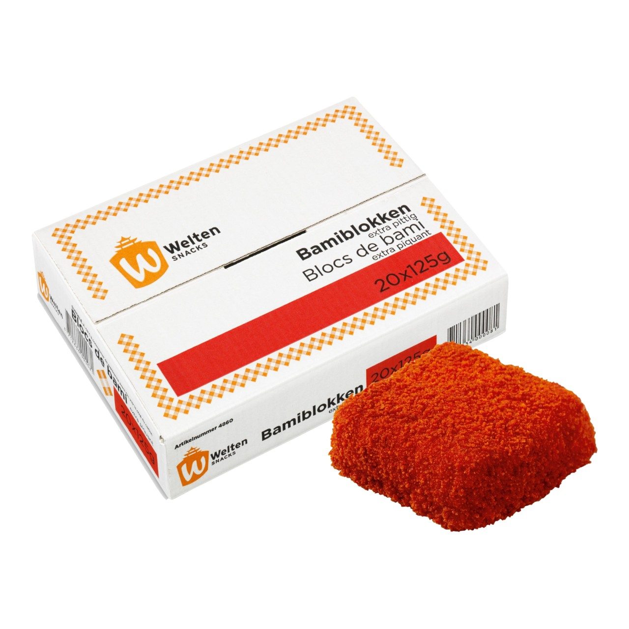 Welten - Bamiblokken extra pittig - 20 pieces à 125 grams