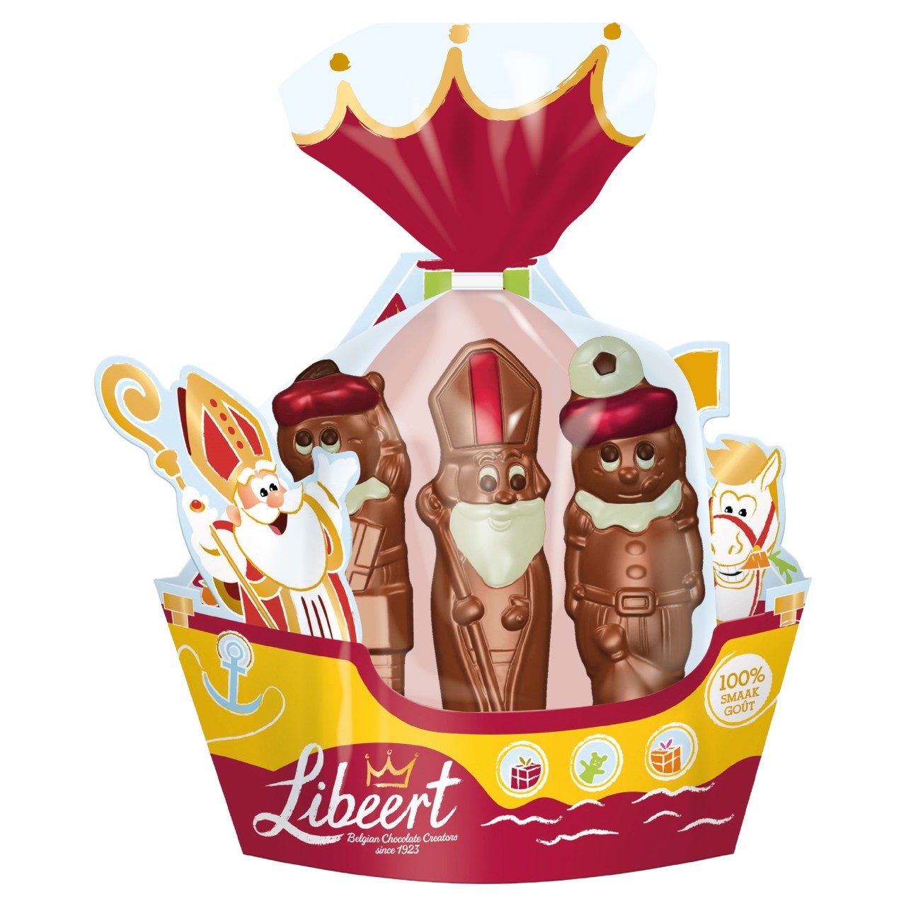 Libeert Chocolade Boot van Sinterklaas 120 g 🍫🚤🎁