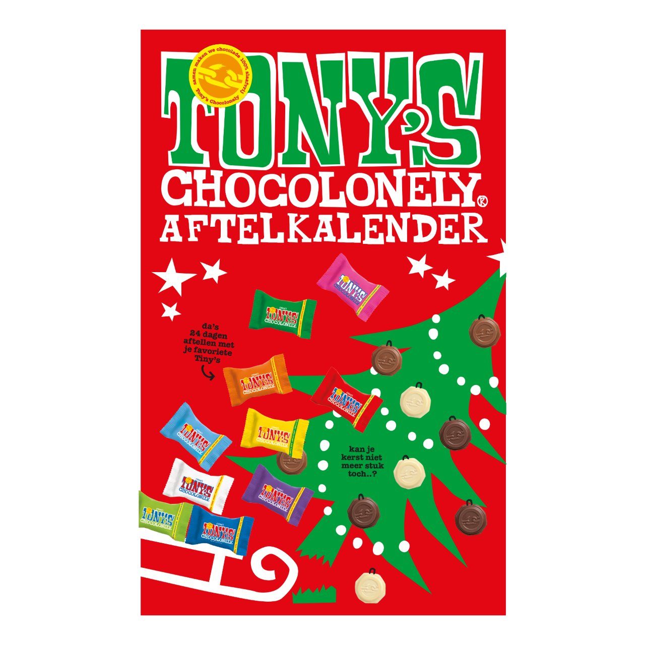 Tony’s Chocolonely Aftelkalender 🎅🍫 25 dagen eerlijke chocoladepret