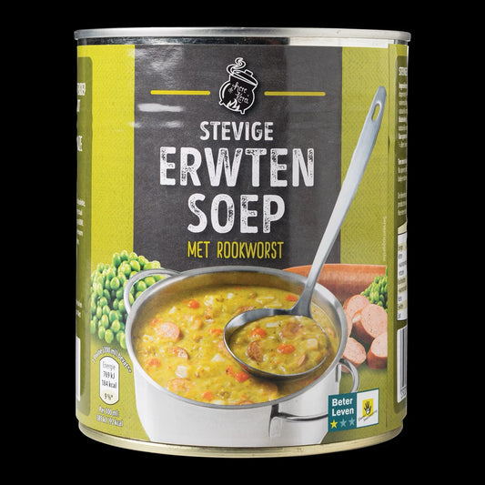 DE HETE KETEL Stevige erwtensoep 800ml
