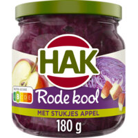 Hak Rode kool met stukjes appel