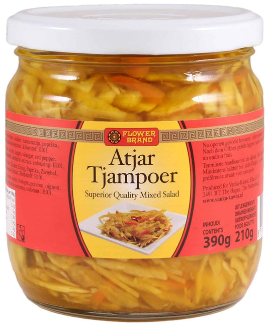 Flower Brand Atjar Tjampoer 390 gram