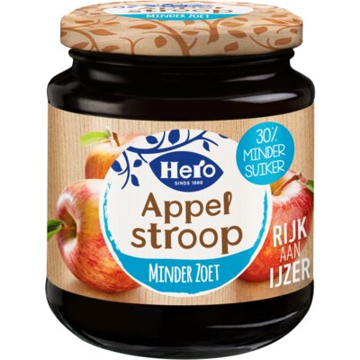 Hero Appelstroop minder zoet 380 gram