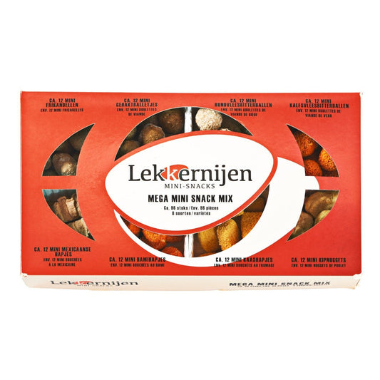 Lekkernijen - Mini mega mix ca 96 stuks