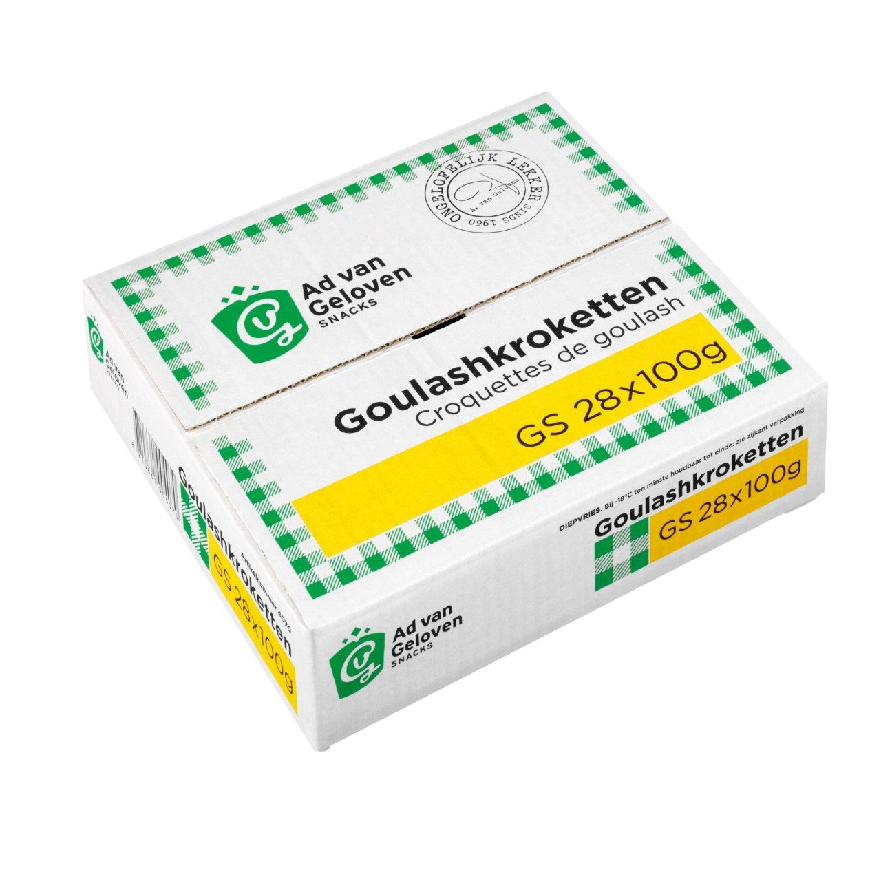 Ad van Geloven - Kroketten goulash - 28 pieces à 100 grams