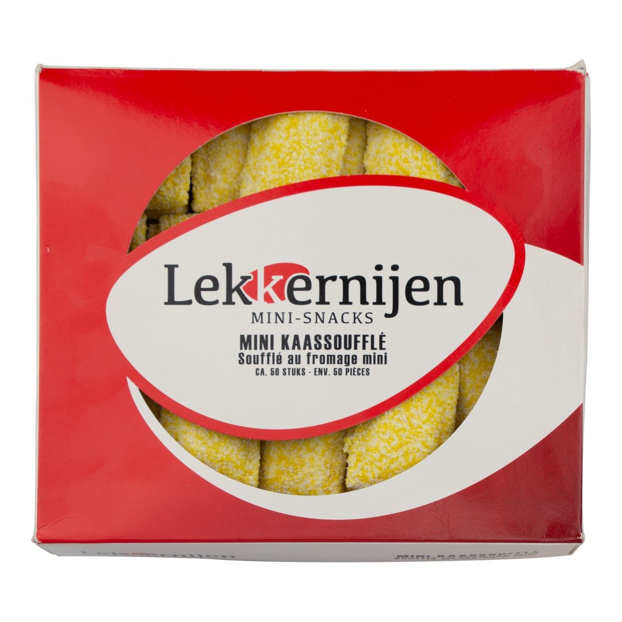 Lekkernijen - Mini kaassouffle (vegetarian) - 50 pieces à 25 grams