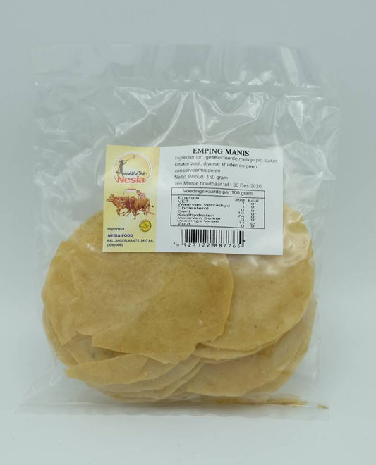 Emping Manis 150g Nesia ongebakken