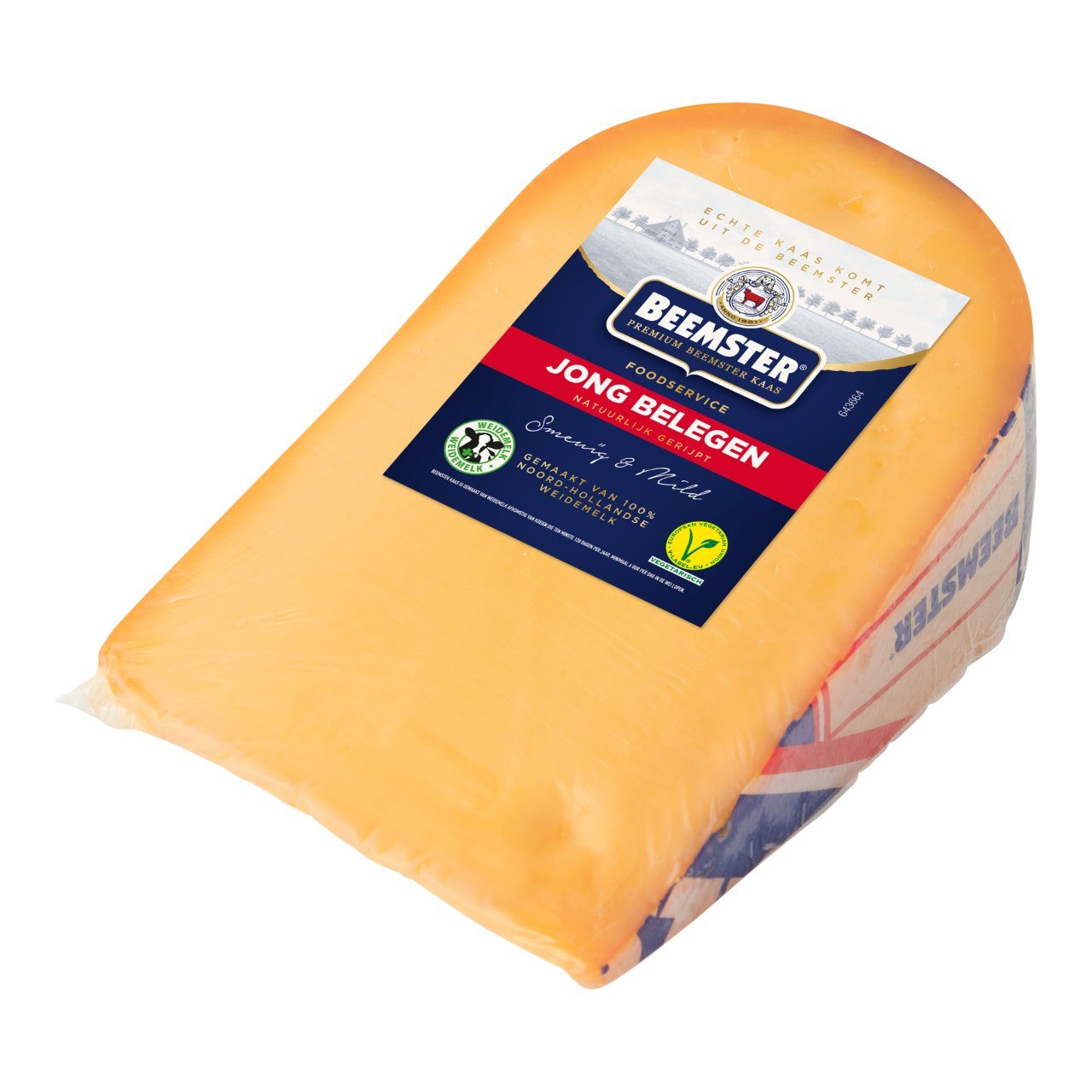 Beemster - Jong belegen kaas 48+ 1/16 ca. 800gr