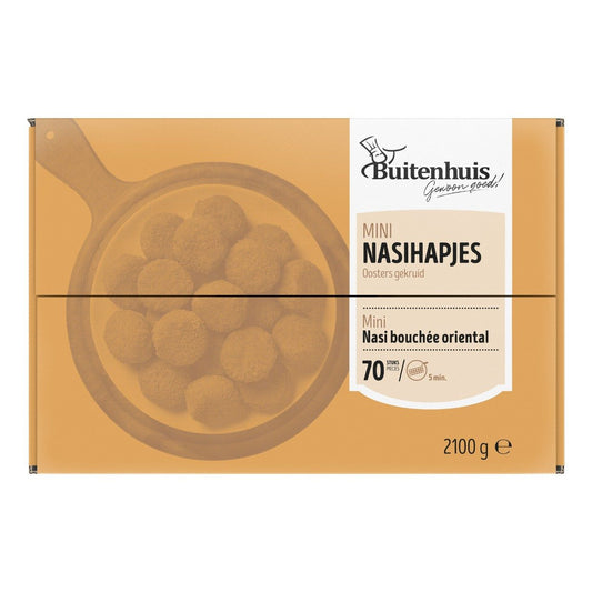 Buitenhuis - Mini nasi schijfjes ca.70st
