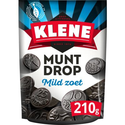 Klene Muntdrop mild zoet 210gr