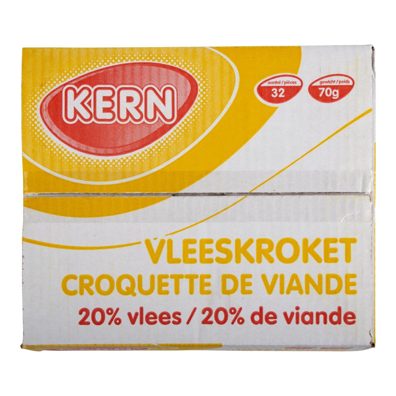 Kern - Kroket 20% vlees - 32 pieces à 70 grams