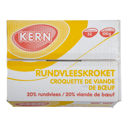 Kern - Kroket 20% rundvlees - 32 pieces à 100 grams