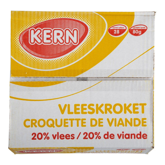 Kern - Vleeskroket 20% vlees - 28 pieces à 80 grams