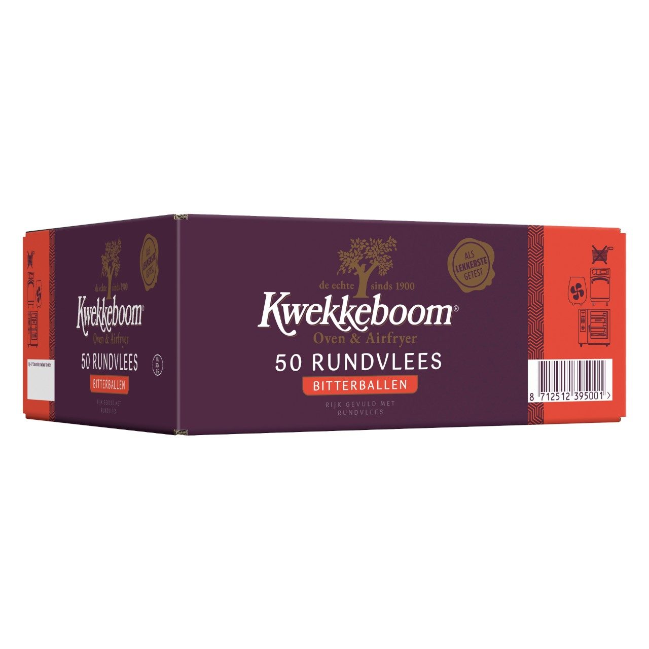 Kwekkeboom - Oven bitterballen - 50 pieces à 25 grams