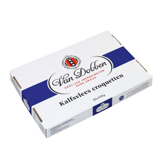 Van Dobben - Kalfscroquetten - 20 pieces à 100 grams