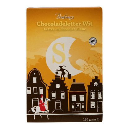 Bonbiance Chocoladeletter Wit 🍫✨