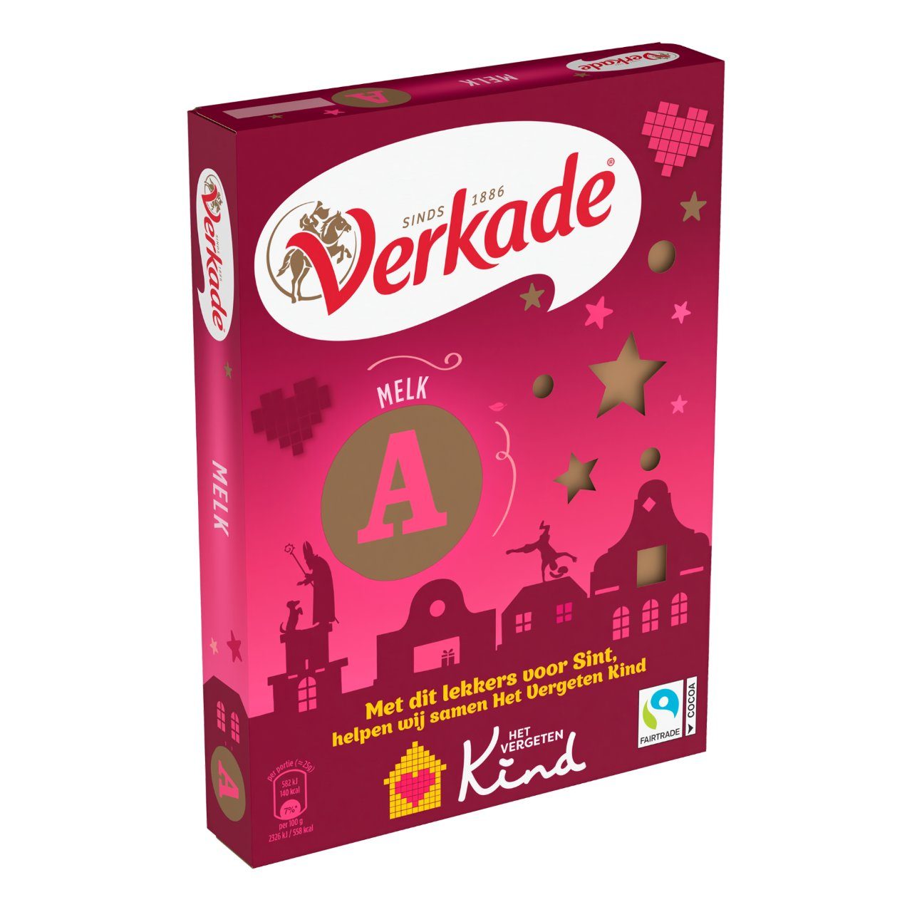 Verkade Chocoladeletter Melk – Fairtrade 🍫🎅