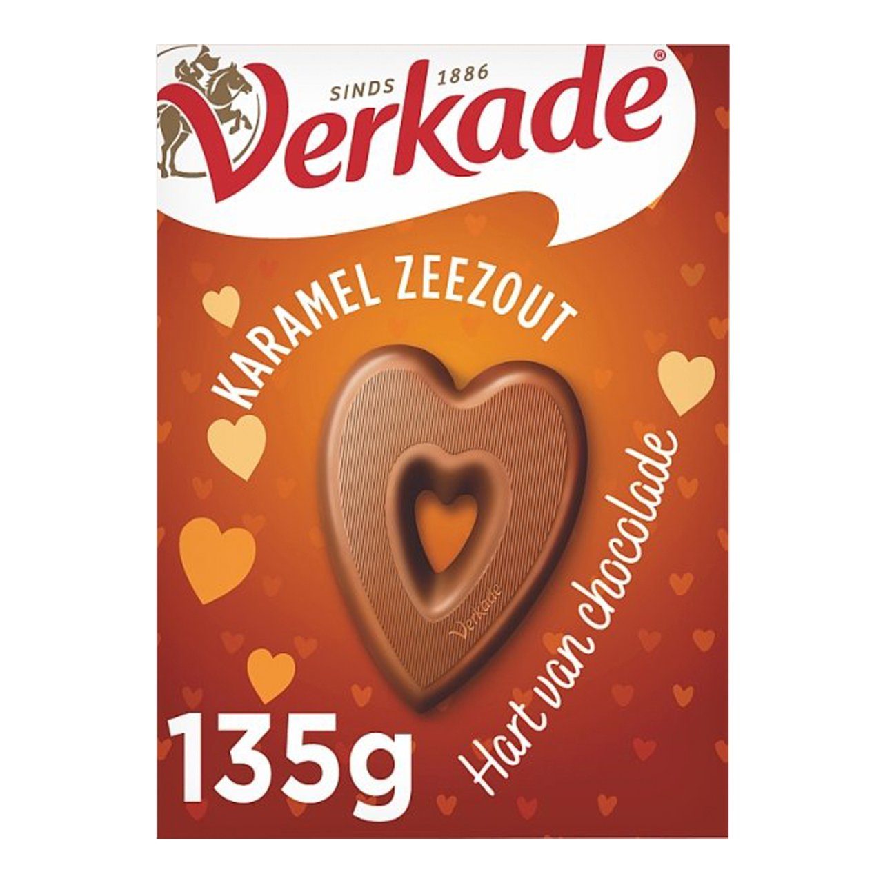 Verkade Chocolade Hart – Karamel & Zeezout (Fairtrade) 💛🍫