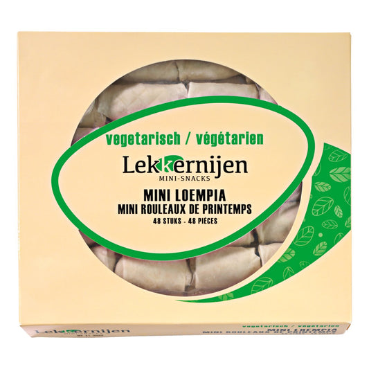 Lekkernijen Mini loempia Vega 48st