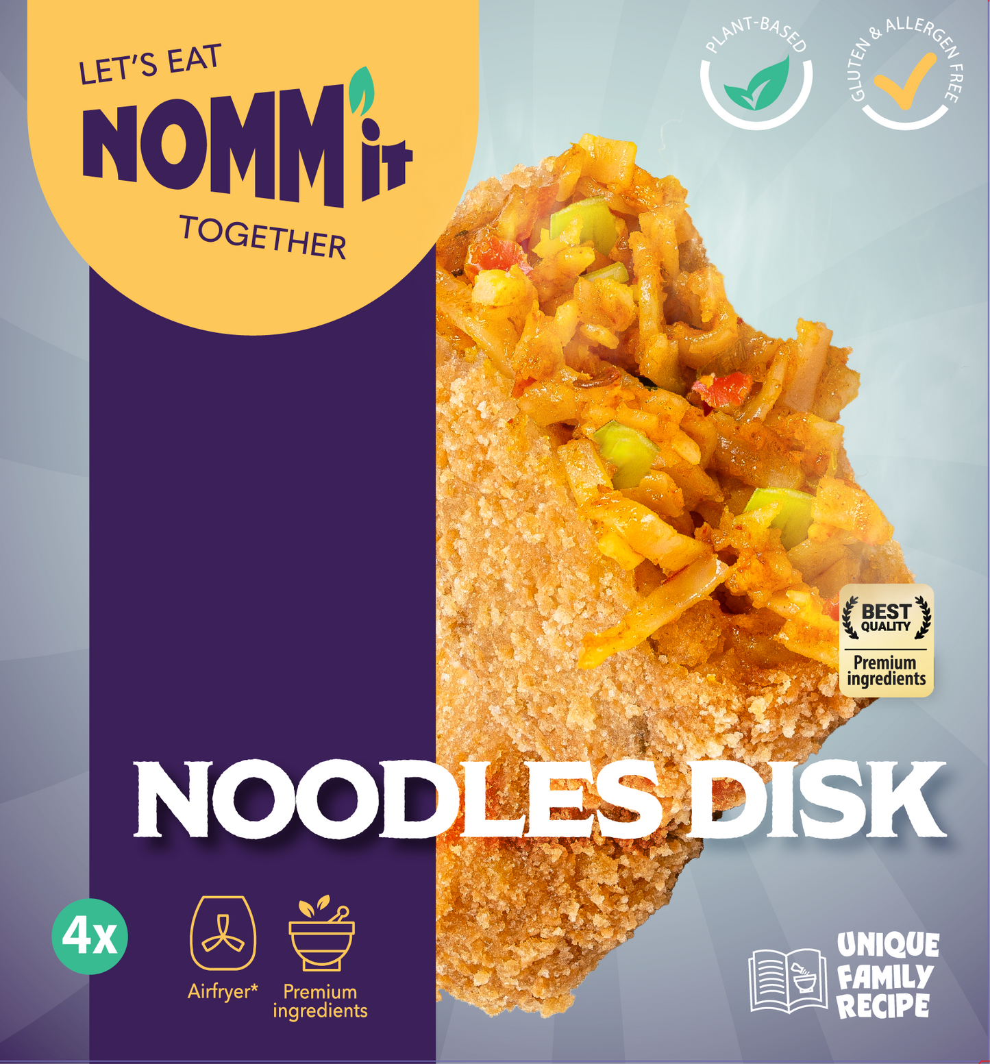 NOMM'IT Bamischijven 4 x 80 gram